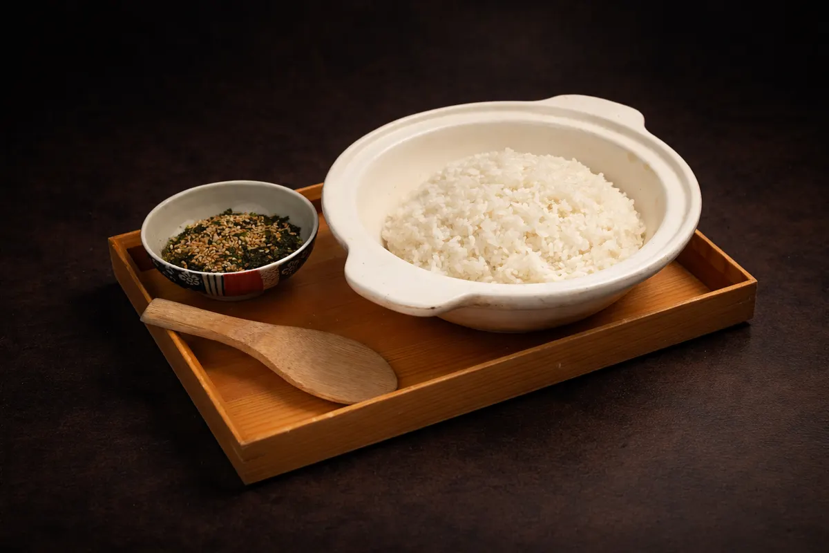 海苔香鬆土鍋飯｜Furikake Rice Donabe
